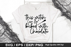 This witch can be bribed with SVG - Halloween Design Product Image 1