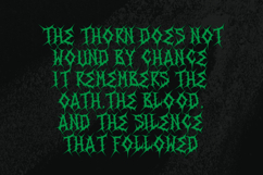 Thorn Oath | Black Metal Font Product Image 3