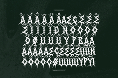Thorn Oath | Black Metal Font Product Image 11