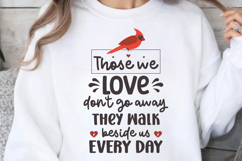 Those we love don&#039;t go away SVG, Memorial Quotes SVG Product Image 1