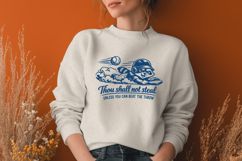 Thou Shall Not Steal Baseball SVG - Funny Raccoon PNG Design Product Image 2