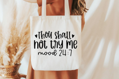 Thou Shall Not Try Me SVG, Funny Quote SVG Product Image 3