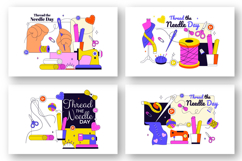 10 Thread the Needle Day Illustration Product Image 3