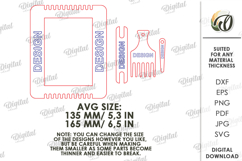 Thread Weaving Loom Laser Cut. Yarm Craft Tools SVG Product Image 2