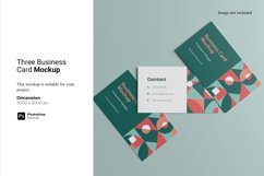 Three Business Card Mockup Product Image 1