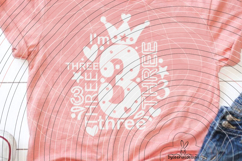 I'm three Cutting file SVG DXF Product Image 3