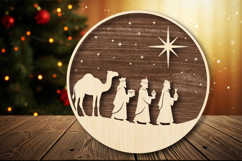 Three Kings Laser Cut SVG File Product Image 1