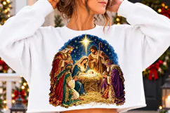 Christmas Nativity PNG | Baby Jesus & Three Wise Men Png Product Image 2