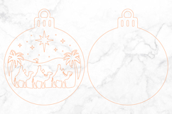 Three Wise Men on Camels Ornament SVG Laser Cut Product Image 3