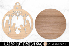 Three Wise Men Ornament SVG Laser Cut Product Image 2