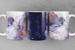 Marble Pattern Mug Sublimation Design, 11 &amp; 15 Oz Mug Design Product Image 1