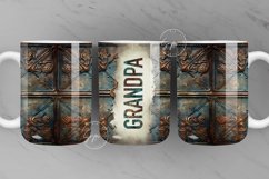 Best Grandpa Mug, Fathers Day Mug Design, 11 &amp; 15 Oz Mug Product Image 1