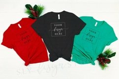 Christmas Shirts Mockup Bella Canvas 3001 Group Multiple Product Image 1