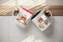 Thrifting mug wrap printable sublimation design Product Image 3