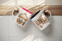 Thrifting mug wrap printable sublimation design Product Image 3