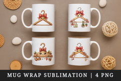 Thrifting mug wrap printable sublimation design Product Image 1