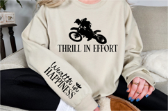 Thrill in effort Sleeve SVG Design Product Image 3