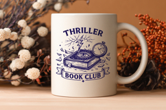 Thriller Book Club SVG - Psychological Suspense Mystery PNG Product Image 2