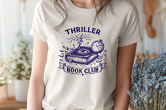 Thriller Book Club SVG - Psychological Suspense Mystery PNG Product Image 3