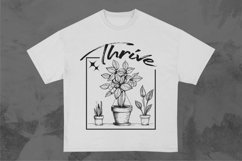 Thrive Botanical House T-shirt Design