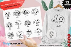 Thrive Apple Tress With Lush Leaves Clipart Set Product Image 1