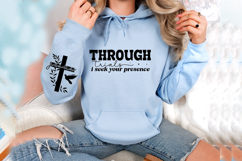 Through trials I seek Your presence Sleeve SVG Design Product Image 3