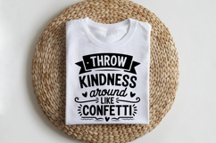 Throw Kindness Around Like Confetti SVG | Be Kind SVG Product Image 2