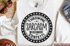 Throwing sarcasm around lik SVG, Sarcastic S Product Image 1
