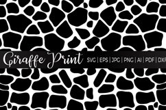 Giraffe Print SVG File, EPS, JPG, AI, SVG, DXF, Product Image 1