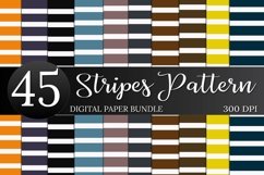 45 Stripes Pattern Digital Papers Bundle Product Image 1