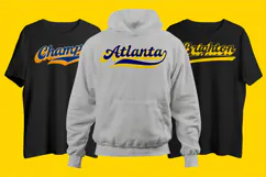 Atlanta - Bold Vintage Sports Font Product Image 13