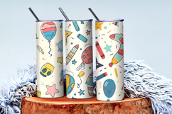 Playful Kids Seamless Pattern | Cute Cartoon Children DP Product Image 3