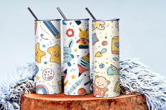 Seamless Playful Kids Pattern | Fun Childlike Digital Paper Product Image 3