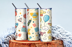 Playful Kids Cartoon Seamless Pattern | Fun Digital paper Product Image 3