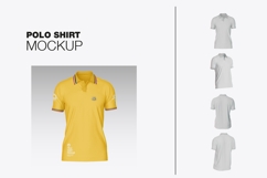 Short Sleeve Polo Shirt Mockup Product Image 1