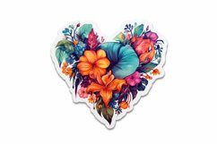 Watercolor Floral Sticker Sublimation Product Image 2