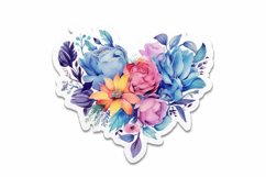Watercolor Floral Sticker Sublimation Product Image 4