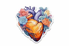 Watercolor Floral Sticker Sublimation Product Image 5