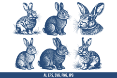 Rabbit Vector SVG Bundle Product Image 1