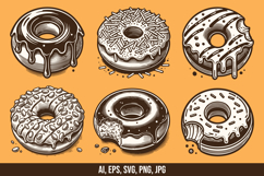Donut Vector Design Bundle Product Image 1
