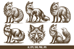 Fox Vector SVG Bundle Product Image 1