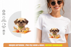 Cute Dog Clipart Bundle PNG Sublimation Design Product Image 2