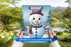 8.5x11 book hardcover mockup Product Image 3