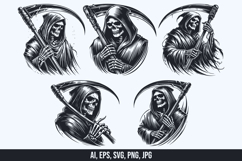 Grim Reaper SVG Design Bundle Product Image 1