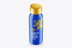 Metallic Cosmetic Bottle Mockup Product Image 1