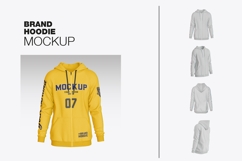 Sweatshirt Hoodie with Zip Mockup Product Image 1
