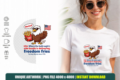 Patriotic Eagle PNG 4th of July Sublimation Product Image 1