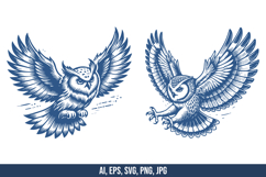 Owl Vector SVG Bundle Product Image 2