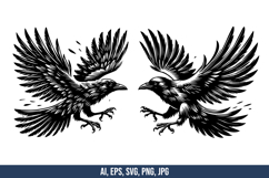 Crows Vector SVG Bundle Product Image 2