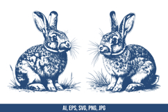 Rabbit Vector SVG Bundle Product Image 3